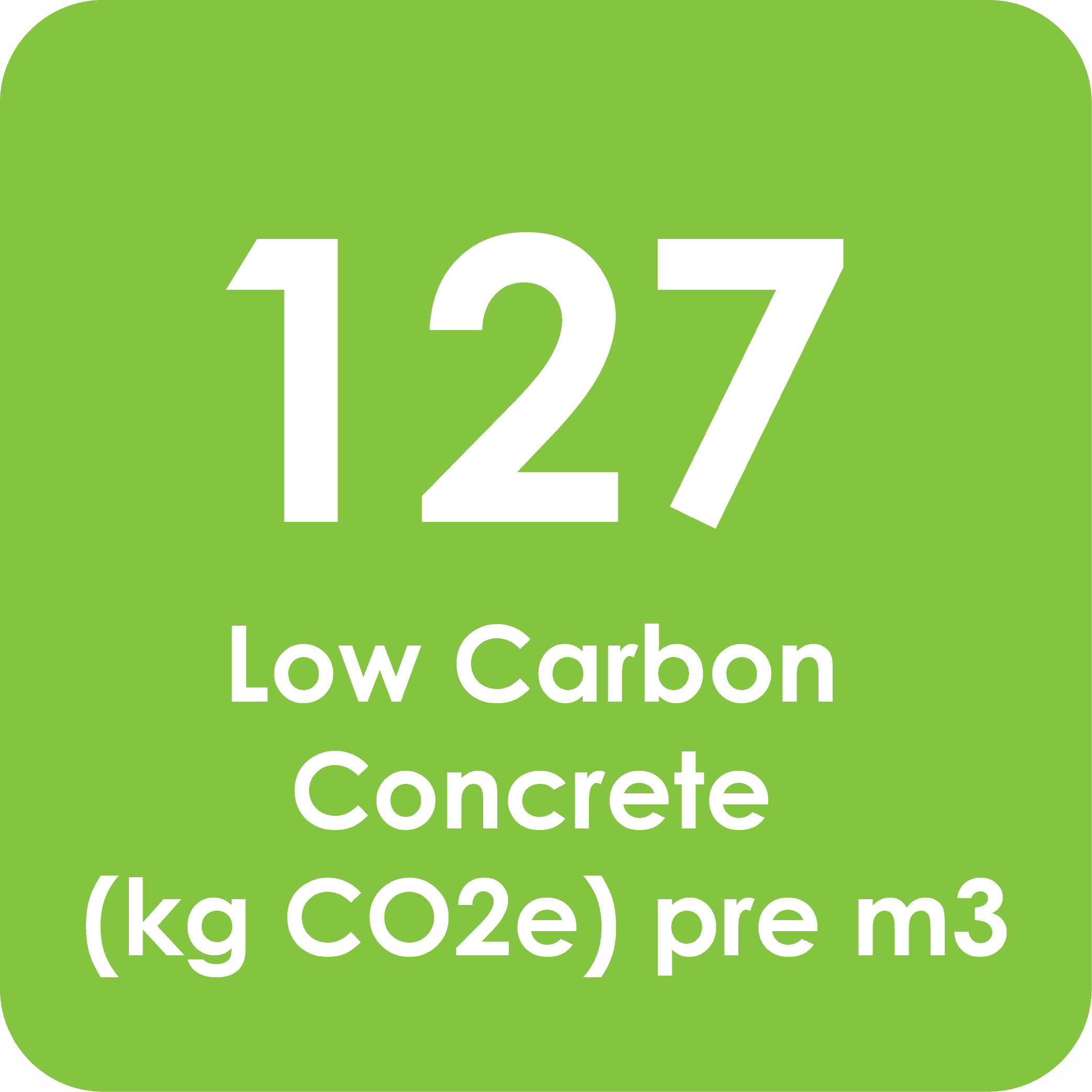 127 127 low carbon concrete